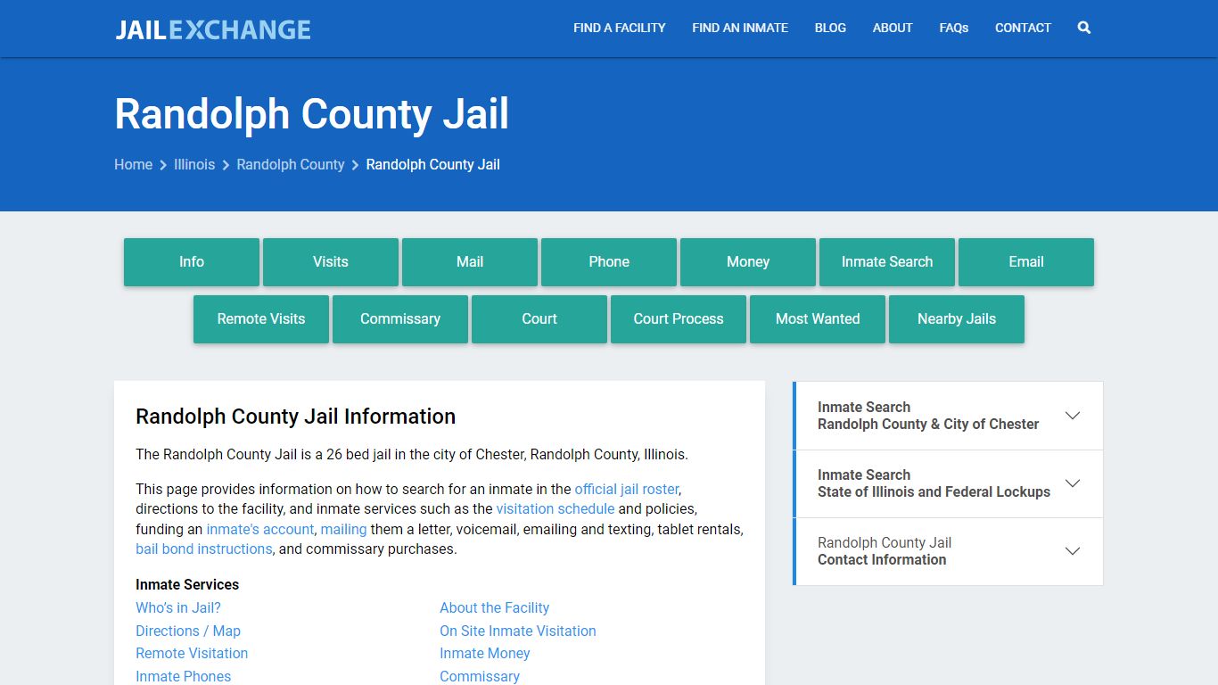 Randolph County Jail, IL - Jail Exchange